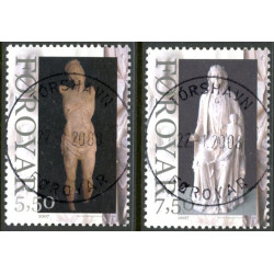 Færøerne. 2007. Maria & Kristus AFA nr. 616-17 LUXSUS-stemplet