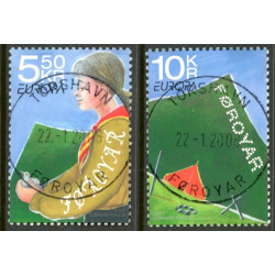 Færøerne 2007. 5,50-10,00 Kr, Europamærker / CEPT AFA nr. 599-600 postfrisk stemplet