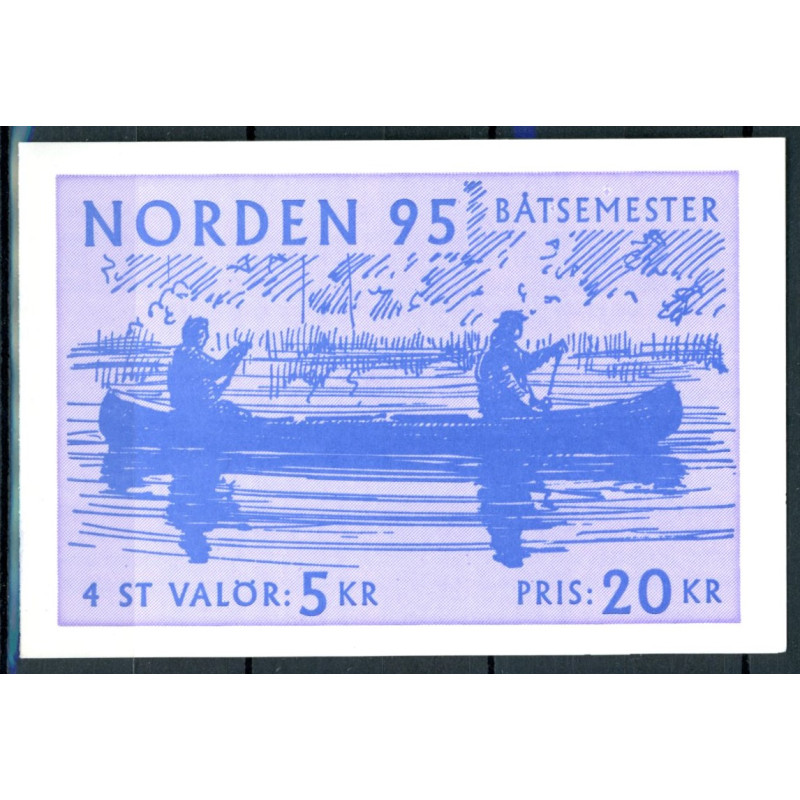 Sverige 1995. Nordenfrimærke, AFA 1815-16, postfrisk stemplet  hæfte FDC