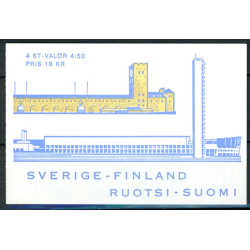 Sverige. 1994. Svensk-finsk kultur. AFA nr. 1768-69 postfrisk 4-blok Stemplet hæfte FDC parstykkke SWEDEN **/o