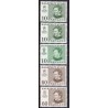 1973. 10 og 60 Øre Dr. Margrethe (Cz. Slania) AFA. nr. 84-85, 84-85F, samt 84aF postfrisk