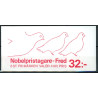 Sverige. 1991. Nobel fredspris. AFA nr. 1627-30  postfrisk 4-stribe Stemplet hæfte FDC parstykkke SWEDEN **/o