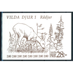 Sverige. 1992. Vilde dyr. AFA nr. 1640-41 postfrisk hæfte  Stemplet hæfte FDC parstykkke SWEDEN **/o