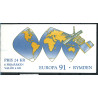 Sverige. 1991. Europamærker / CEPT. AFA nr. 1603-05  postfrisk miniark Stemplet hæfte FDC parstykkke SWEDEN **/o