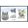 Sverige. 1989. Svenske hunde. AFA nr. 1516-18 postfrisk miniark Stemplet hæfte FDC parstykkke SWEDEN **/o