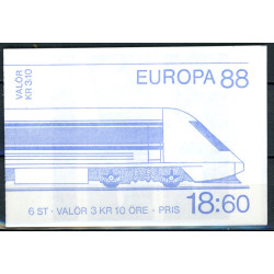 Sverige. 1988. Europamærker / CEPT. AFA nr. 1462-63 postfrisk hæfte Stemplet hæfte FDC parstykkke SWEDEN **/o