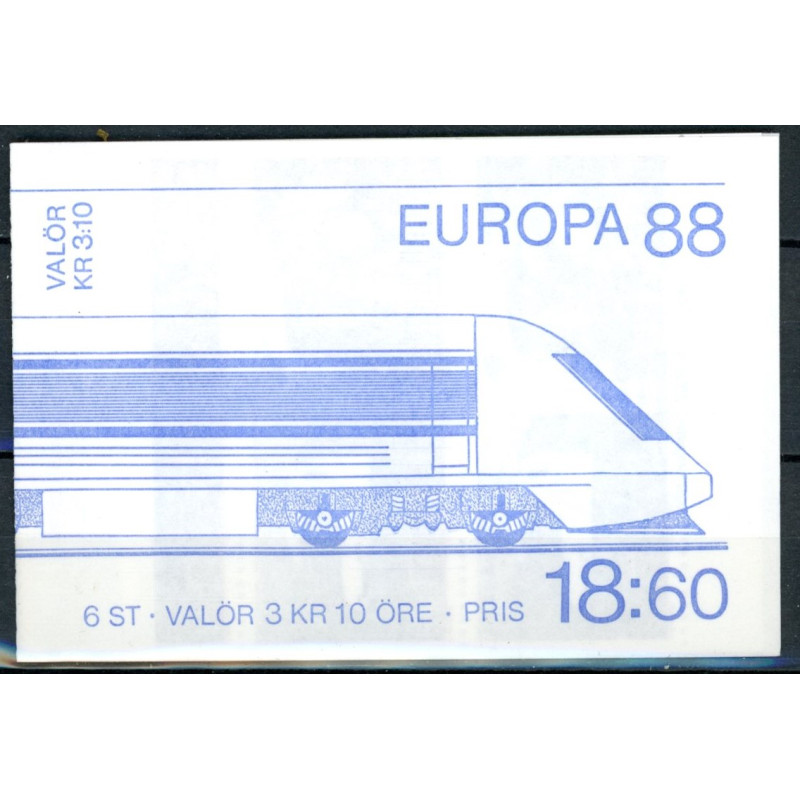 Sverige. 1988. Europamærker / CEPT. AFA nr. 1462-63 postfrisk hæfte Stemplet hæfte FDC parstykkke SWEDEN **/o