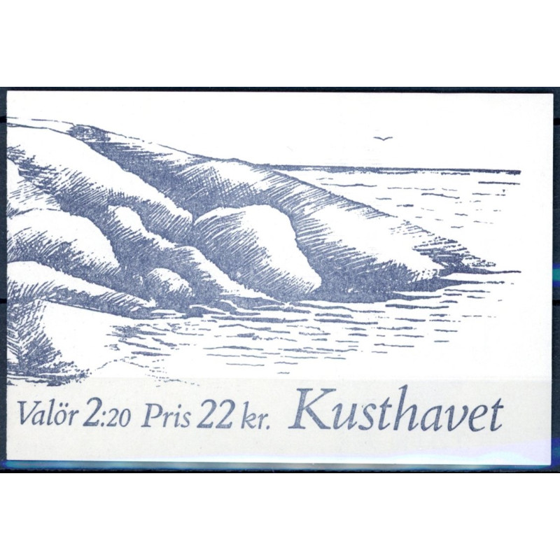 Sverige. 1988. Truede dyr fra kystområder. AFA nr. 1449-50 postfrisk Stemplet hæfte FDC parstykkke SWEDEN **/o