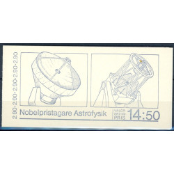 Sverige. 1987. Nobelpristager. AFA nr. 1431-35 postfrisk  Stemplet hæfte FDC parstykkke SWEDEN **/o