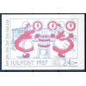 Sverige. 1987. Julefrimærker. AFA nr. 1427-30 postfrisk 4-blok Stemplet hæfte FDC parstykkke SWEDEN **/o