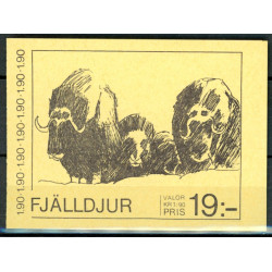 Sverige. 1984. Fauna og flora, AFA nr. 1266-67- postfrisk hæfte Stemplet hæfte FDC parstykkke SWEDEN
