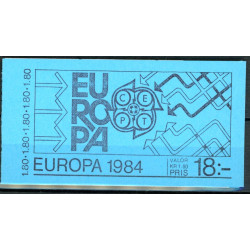 Sverige. 1984. Europamærker / CEPT, AFA nr. 1259-60 postfrisk  Stemplet hæfte FDC parstykkke SWEDEN