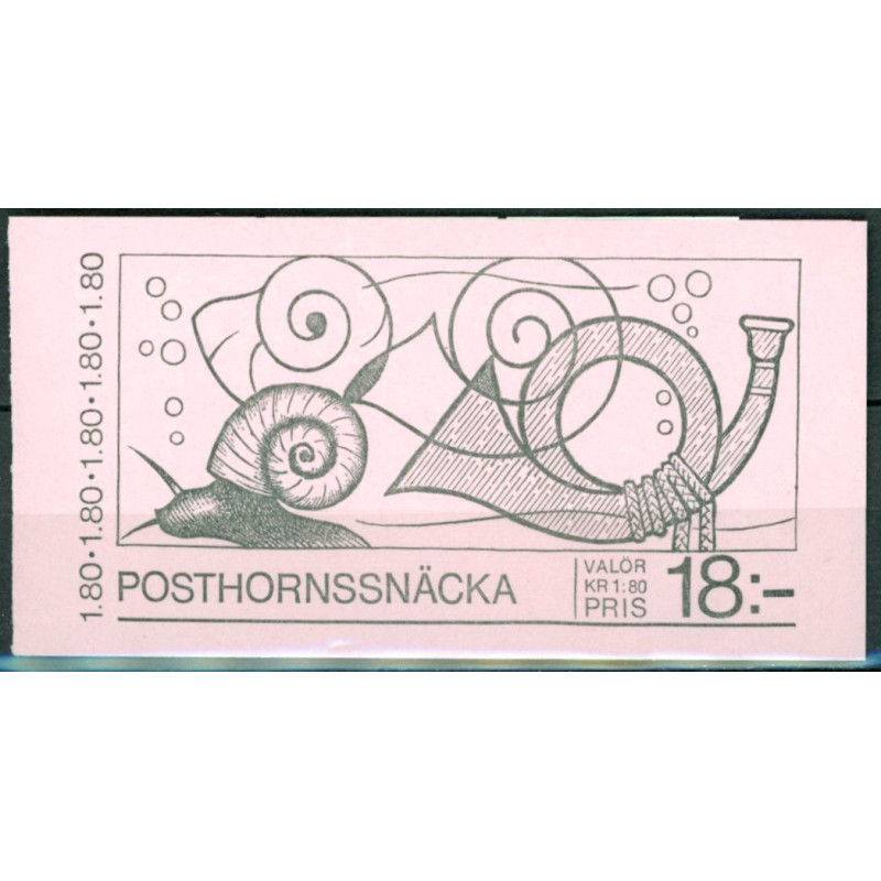 Sverige. 1983. Brugsfrimærke, AFA nr. 1240 postfrisk hæfte stemplet  hæfte FDC parstykkke SWEDEN