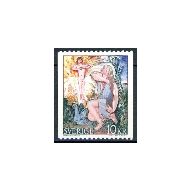 Sverige. 19763. Maleriet Gåslisa, ALM papir. AFA nr. 838uF st. **    postfrisk stemplet FDC st,