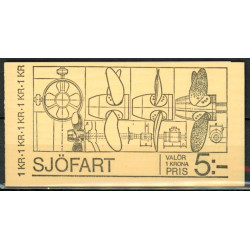 Sverige. 1974. Søfart, i 5-stribe. AFA nr. 887-91 **     postfrisk stemplet FDC st,