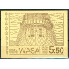 Sverige. 1969. Wasa regalskib, Hæfte/blok. AFA nr. 650Co-654Cn **     postfrisk stemplet FDC st,