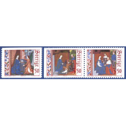 Sverige 1996. Julefrimærker. AFA 1897-99 postfrisk stemplet  hæfte FDC