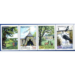 Sverige 1996. Ekoparken. AFA 1878-81, postfrisk stemplet  hæfte FDC