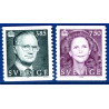 Sverige 1996. Kong Carl og Dr. Silvia. AFA 1858-59, postfrisk stemplet FDC