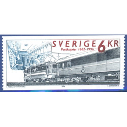 Sverige 1996. Postkupeer. AFA 1860 postfrisk stemplet  hæfte FDC