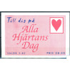 Sverige 1997. Valentins dag. AFA 1910-11 postfrisk stemplet  hæfte FDC