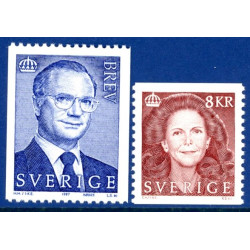 Sverige 1997. Kongen og Dronningen. AFA 1922-23 postfrisk stemplet  hæfte FDC