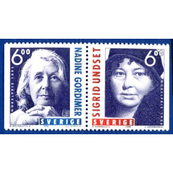 Sverige 1998. Nobel-prisen 1998. AFA nr. 2010-11 postfrisk stemplet  hæfte FDC parstykkke