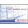 Sverige 1999. Maritim Arv. Skibe. AFA nr. 2036-9 postfrisk stemplet  hæfte FDC parstykkke