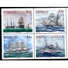 Sverige 1999. Maritim Arv. Skibe. AFA nr. 2036-9 postfrisk stemplet  hæfte FDC parstykkke