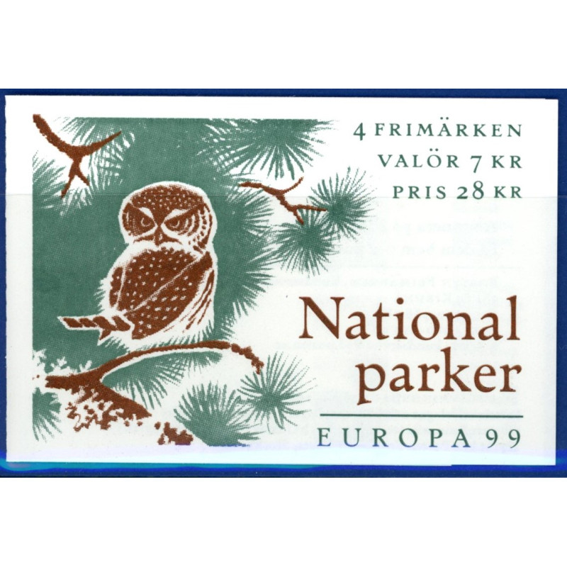 Sverige 1999. Europamærker/CEPT. AFA nr. 2050 postfrisk stemplet  hæfte FDC parstykkke