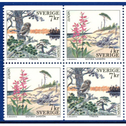 Sverige 1999. Europamærker/CEPT. AFA nr. 2050 postfrisk stemplet  hæfte FDC parstykkke