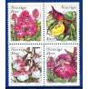 Sverige 1999. Orkidéer. AFA nr. 2042-45 postfrisk stemplet  hæfte FDC parstykkke