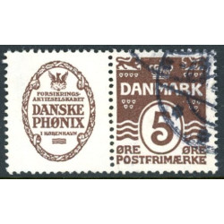 Danske Phønix AFA nr. 2 **  stemplet postfrisk brev