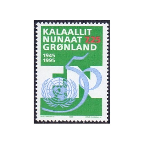 1995. 7,25 kr. FN 50 Års Jubilæum. AFA nr. 261 postfrisk stemplet