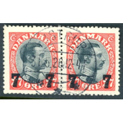1926. Provisorier. AFA nr. 158 flot stemplet par