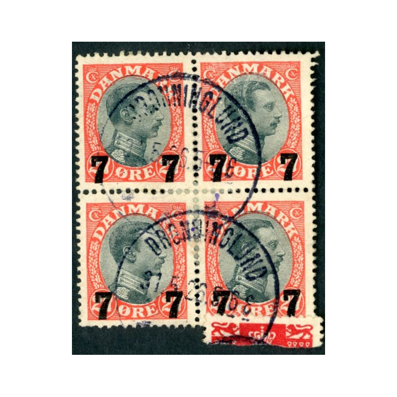 1926. Provisorier. AFA nr. 158 4-blok (o)