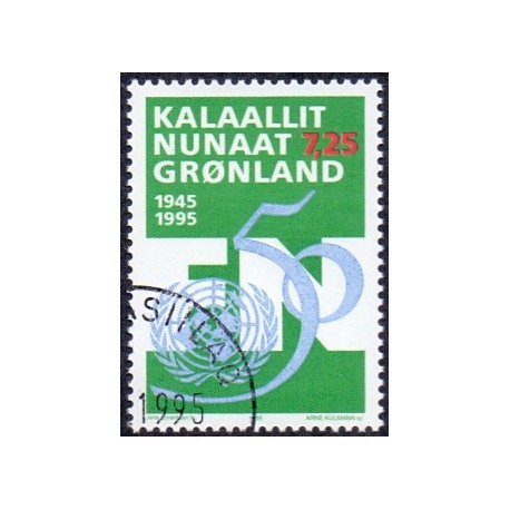 1995. 7,25 kr. FN 50 Års Jubilæum. AFA nr. 261 postfrisk stemplet