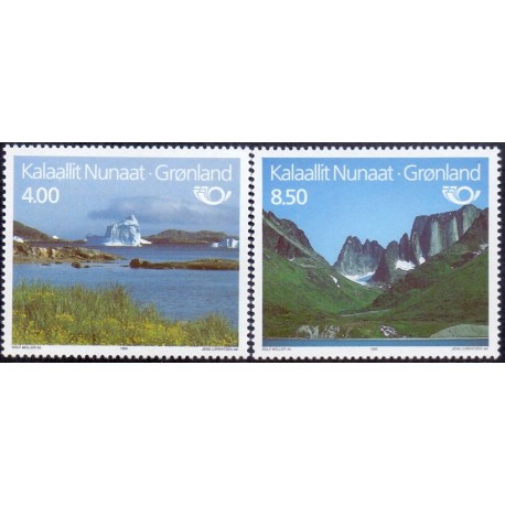 1995. 4,00-8,50 kr. Nordenfrimærker. AFA nr. 262-3 postfrisk stemplet