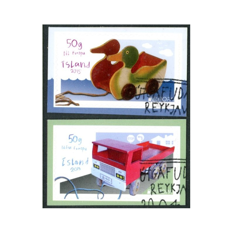 Island. 2015. Europamærker. AFA nr. 1439E-40E **                  (o)  stemplet FDC