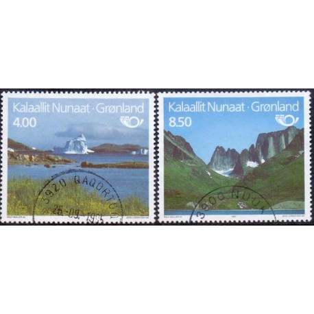 1995. 4,00-8,50 kr. Nordenfrimærker. AFA nr. 262-3 postfrisk stemplet