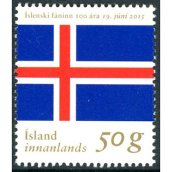 Island. 2015. Islands nationalflag. AFA nr. 1444 **               (o)  stemplet FDC