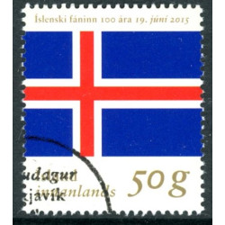 Island. 2015. Islands nationalflag. AFA nr. 1444 **               (o)  stemplet FDC