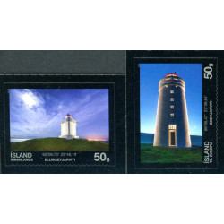Island. 2015. Fyrtårne (V). AFA nr. 1446-47 **              (o)  stemplet FDC