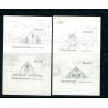 Island. 2015. Gamle bygninger. AFA nr. 1451-54 **             (o)  stemplet FDC