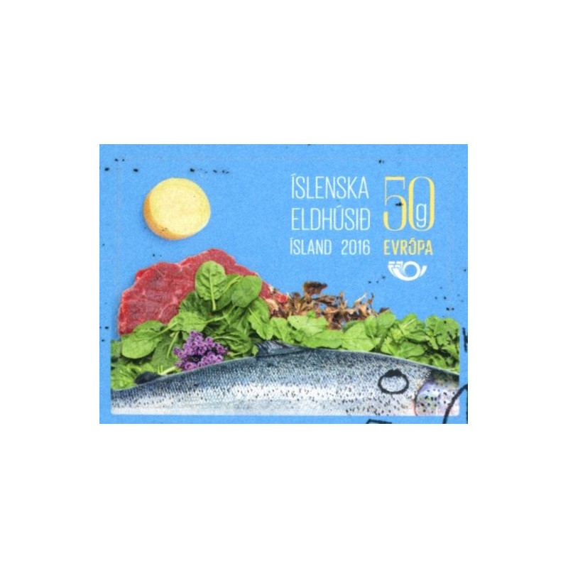 Island. 2016. Norden, nordiske køkken. AFA nr. 1465 **         (o)  stemplet FDC