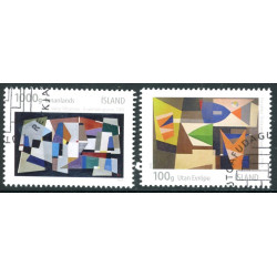 Island. 2016. Islandsk billedkunst. AFA nr. 1485-88 **    (o)  stemplet FDC