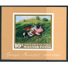 Ungarn/Hungary. 1966. Malerier I, miniark, UTAKKET, AFA nr. 2246U **           (o)