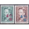 1996. 4,25/0,25-4,50-1 kr. Provisorier (Cz. Slania) AFA nr. 283-4 postfrisk stemplet