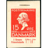 Danmark 2 kr. frimærkehæfte  AFA nr. 2 H.C. Andersen