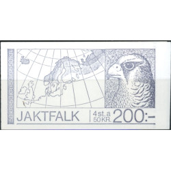 Sverige. 1981. Jagtfalk. AFA nr. 1144 postfrisk  stemplet  hæfte FDC parstykkke